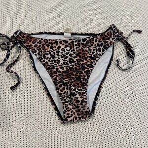 Leopard Print Bikini Bottoms
